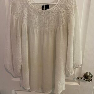 New Directions Creamy white Blouse
